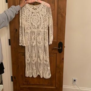 my beloved white see through dress/cover up